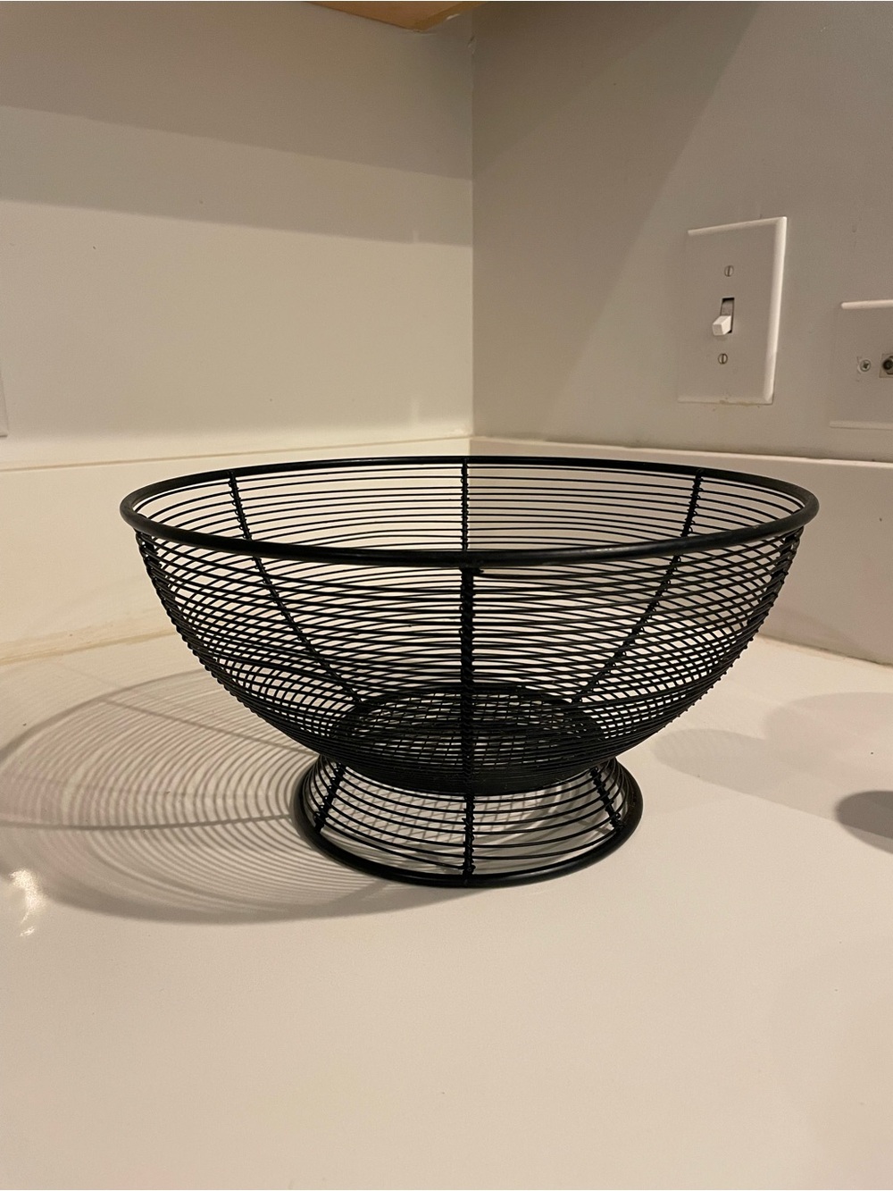 Black Wire Fruit Bowl - Stylish Home Accent